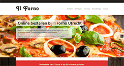 Desktop Screenshot of pizzeriailforno.nl