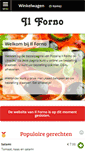 Mobile Screenshot of pizzeriailforno.nl